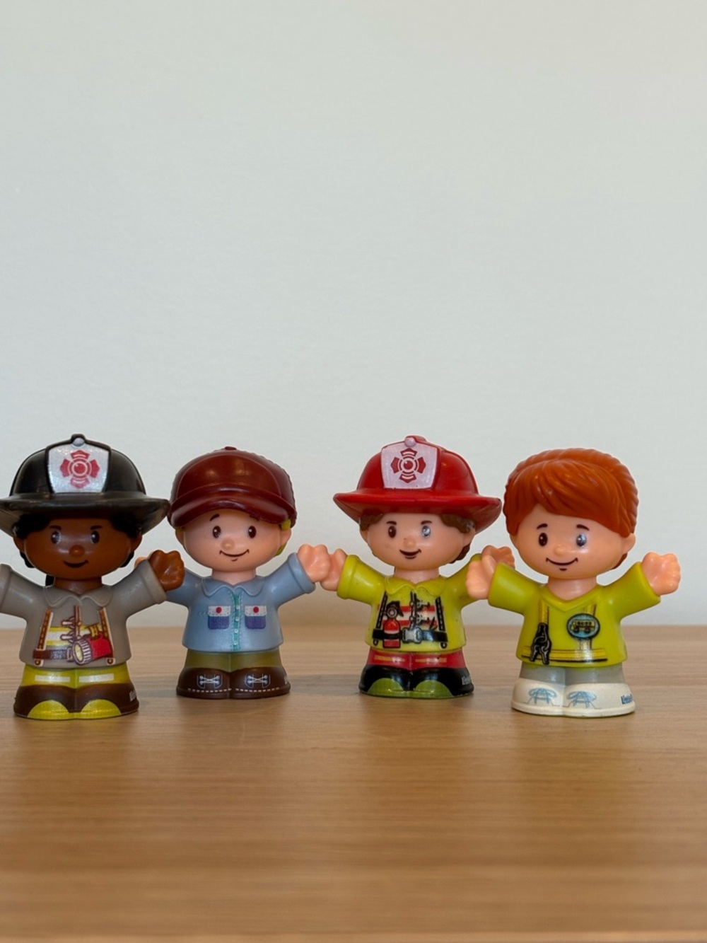 Fisher-Price Little People Firefighter & Friends Lot of 4 Figures
